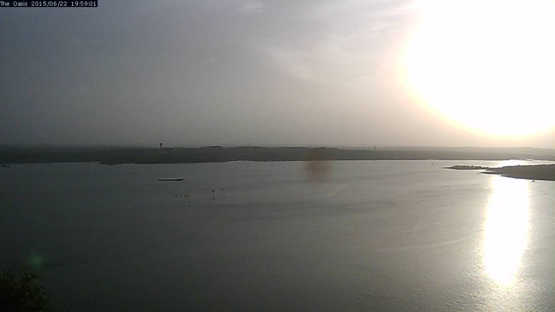 Lake Travis webcam, June 22, 2015 7:05 PM CT