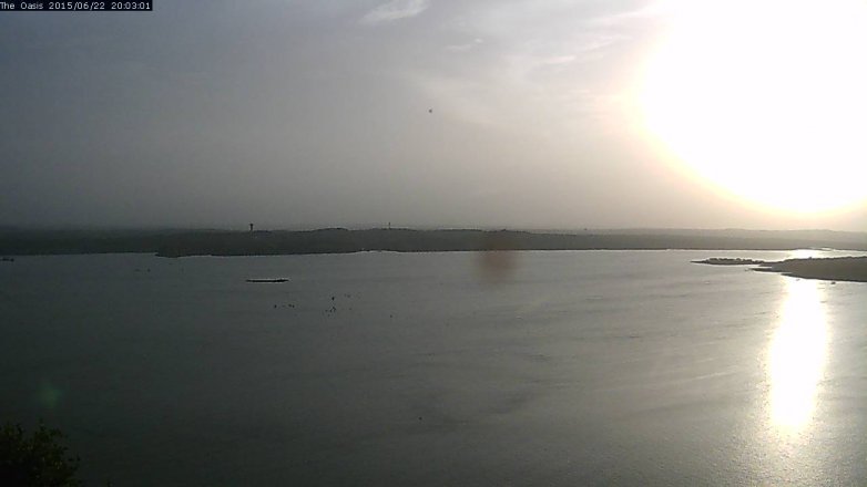 Lake Travis webcam, June 22, 2015 7:10 PM CT