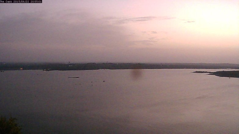 Lake Travis webcam, June 22, 2015 8:00 PM CT