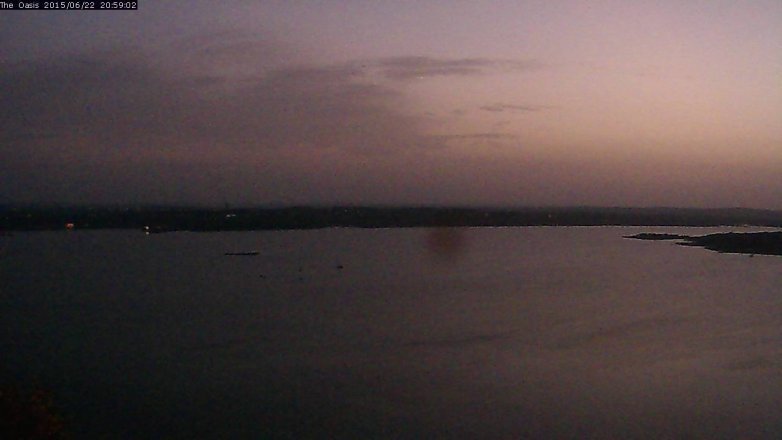 Lake Travis webcam, June 22, 2015 8:05 PM CT