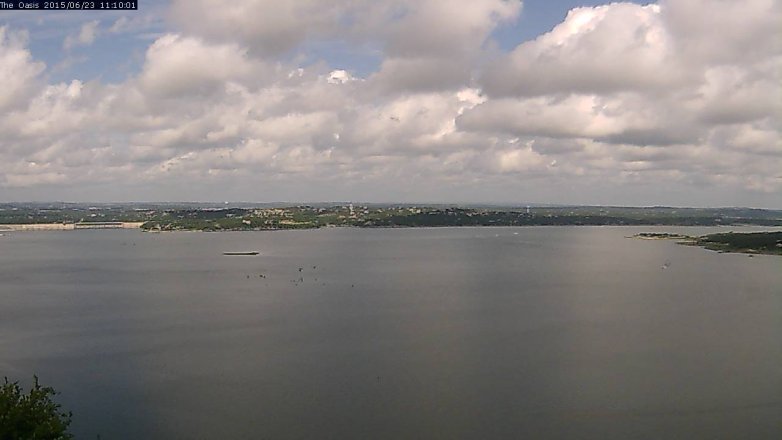 Lake Travis webcam, June 23, 2015 10:20 AM CT
