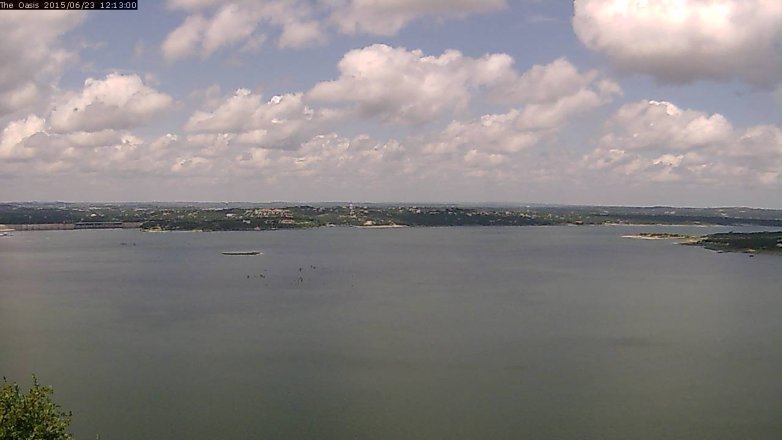 Lake Travis webcam, June 23, 2015 11:20 AM CT