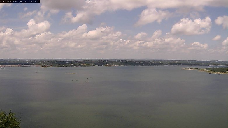 Lake Travis webcam, June 23, 2015 11:45 AM CT