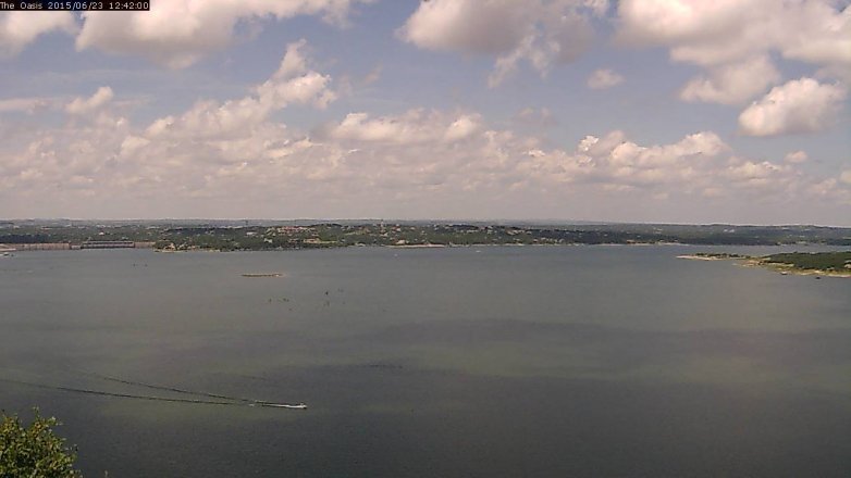 Lake Travis webcam, June 23, 2015 11:50 AM CT