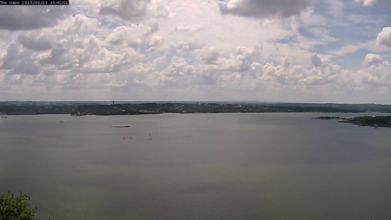 Lake Travis webcam, June 23, 2015 2:50 PM CT