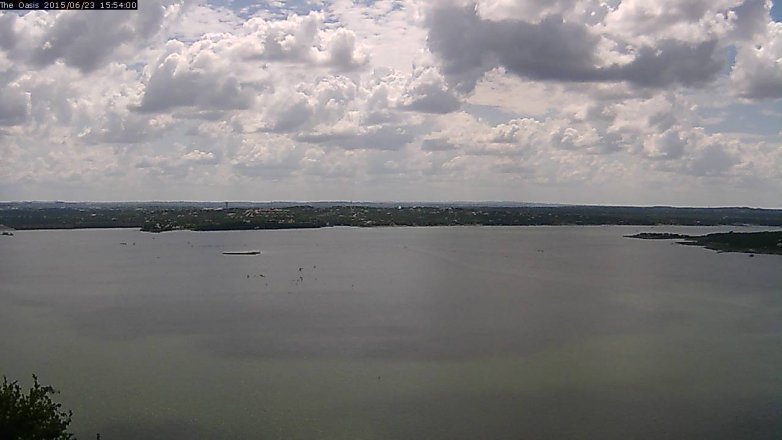 Lake Travis webcam, June 23, 2015 3:00 PM CT