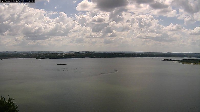 Lake Travis webcam, June 23, 2015 3:15 PM CT