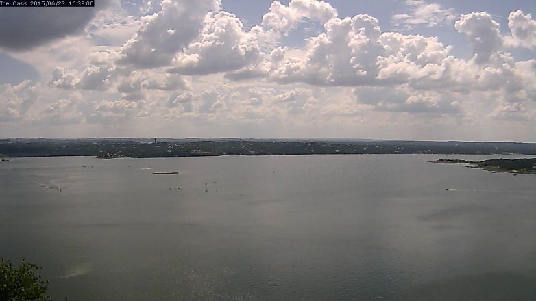 Lake Travis webcam, June 23, 2015 3:45 PM CT