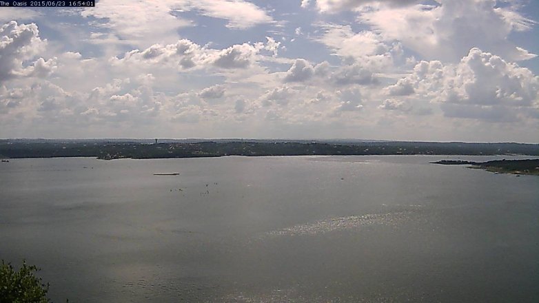 Lake Travis webcam, June 23, 2015 4:00 PM CT