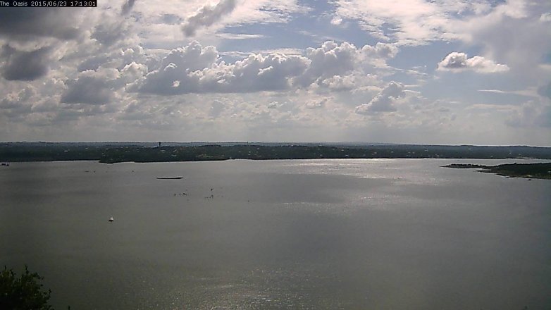 Lake Travis webcam, June 23, 2015 4:20 PM CT