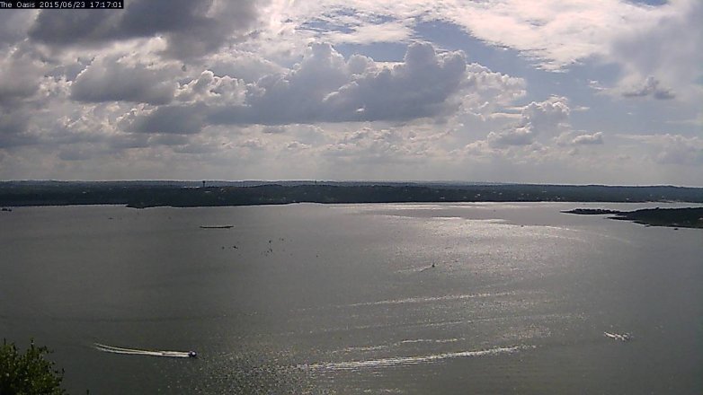 Lake Travis webcam, June 23, 2015 4:25 PM CT