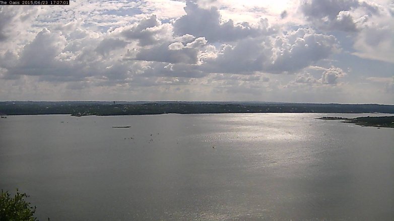 Lake Travis webcam, June 23, 2015 4:35 PM CT