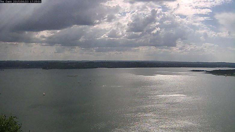 Lake Travis webcam, June 23, 2015 4:40 PM CT