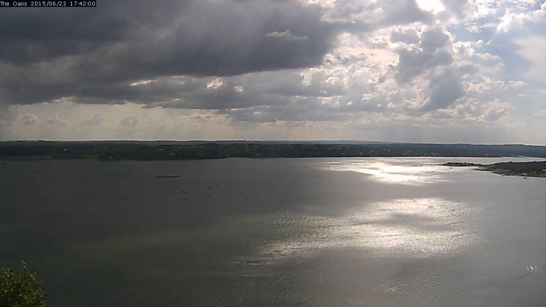 Lake Travis webcam, June 23, 2015 4:50 PM CT