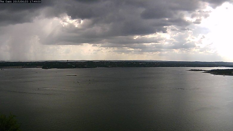 Lake Travis webcam, June 23, 2015 4:55 PM CT