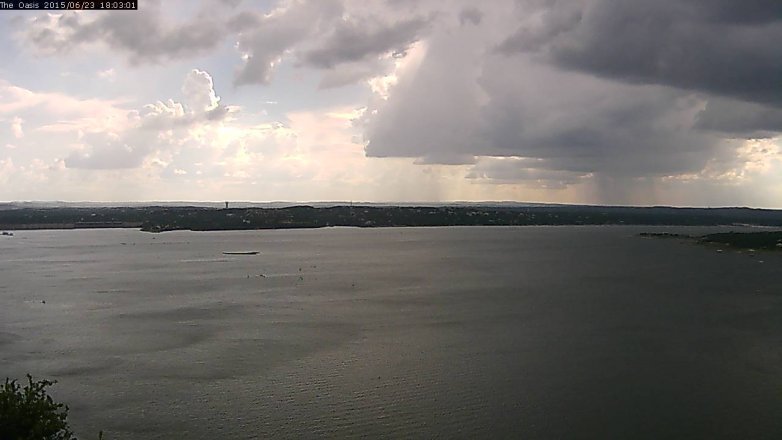 Lake Travis webcam, June 23, 2015 5:10 PM CT