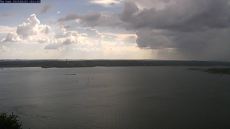 Lake Travis webcam, June 23, 2015 5:15 PM CT