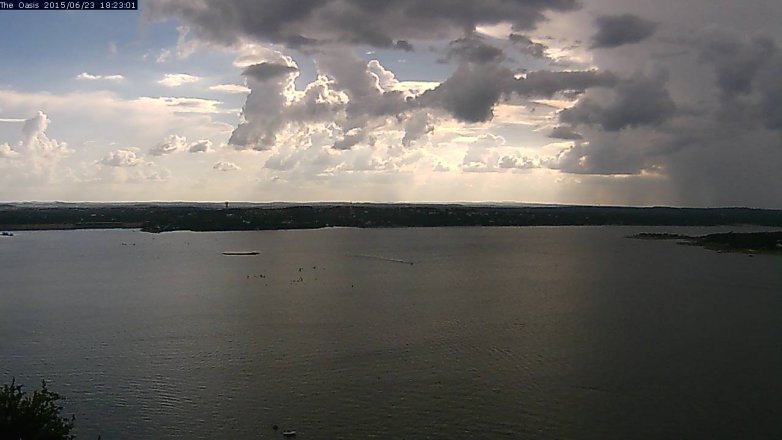 Lake Travis webcam, June 23, 2015 5:30 PM CT