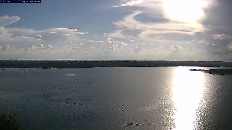 Lake Travis webcam, June 23, 2015 6:00 PM CT