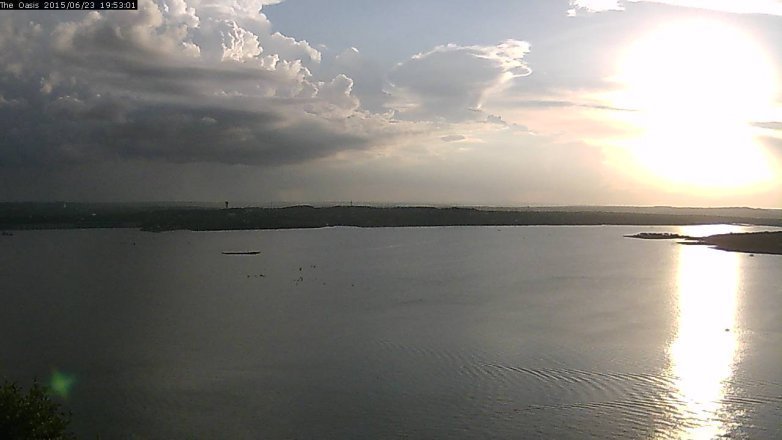 Lake Travis webcam, June 23, 2015 7:00 PM CT