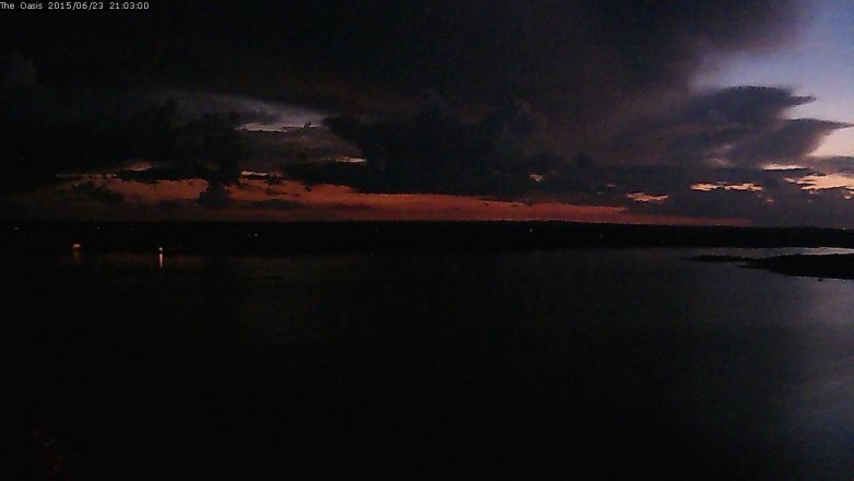 Lake Travis webcam, June 23, 2015 8:10 PM CT