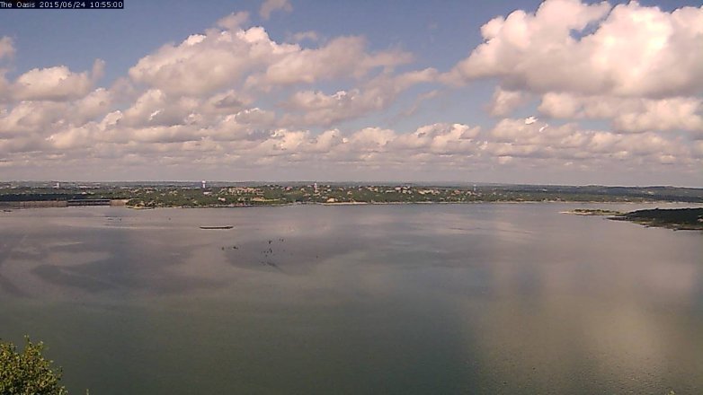 Lake Travis webcam, June 24, 2015 10:00 AM CT