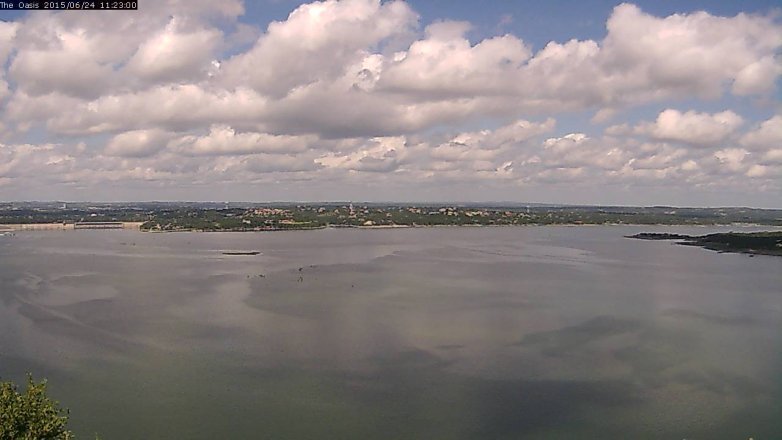 Lake Travis webcam, June 24, 2015 10:30 AM CT