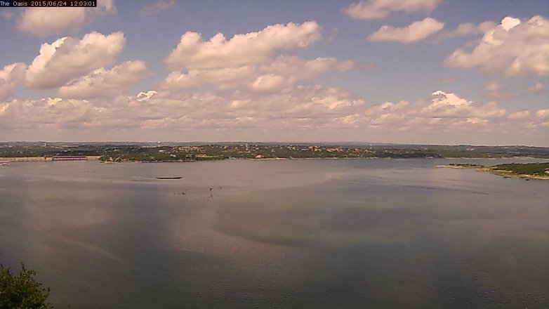 Lake Travis webcam, June 24, 2015 11:10 AM CT