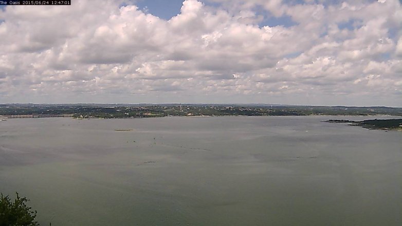Lake Travis webcam, June 24, 2015 11:55 AM CT