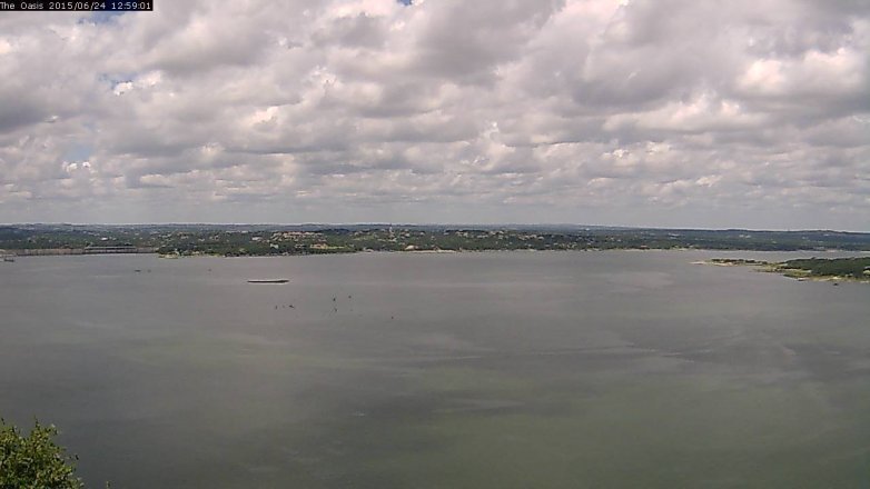 Lake Travis webcam, June 24, 2015 12:05 PM CT