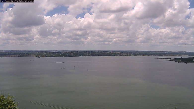 Lake Travis webcam, June 24, 2015 12:50 PM CT