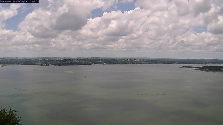 Lake Travis webcam, June 24, 2015 12:55 PM CT