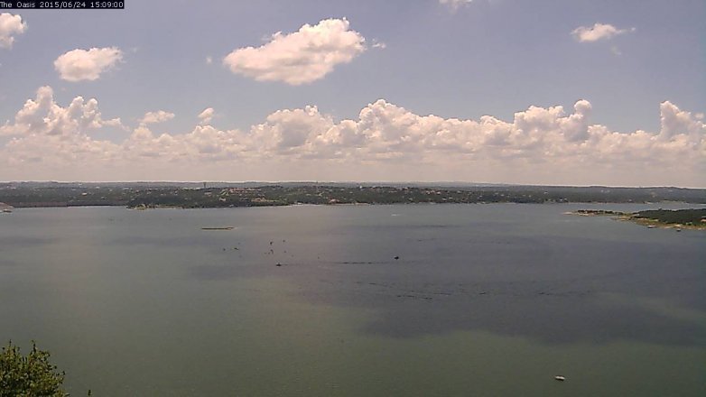 Lake Travis webcam, June 24, 2015 2:15 PM CT