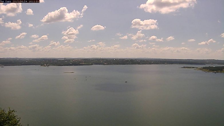 Lake Travis webcam, June 24, 2015 3:15 PM CT