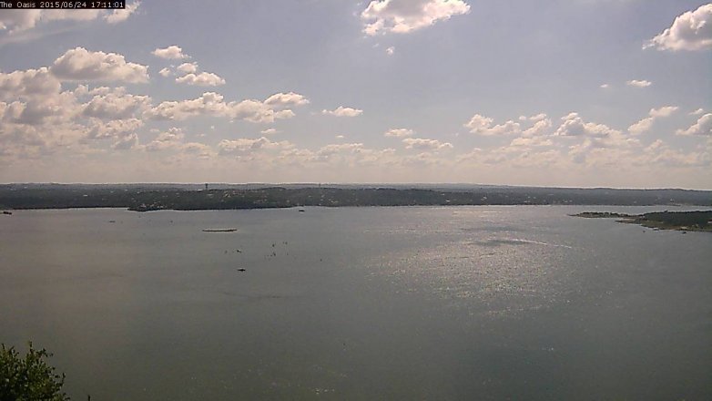 Lake Travis webcam, June 24, 2015 4:20 PM CT
