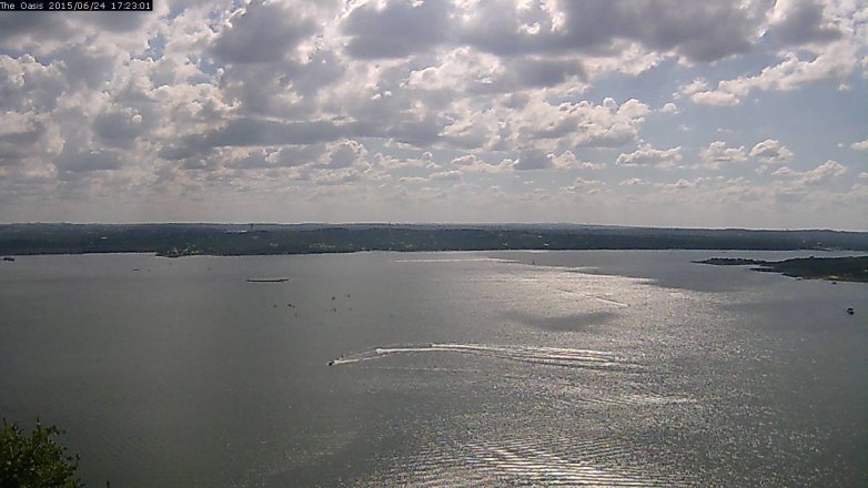 Lake Travis webcam, June 24, 2015 4:30 PM CT