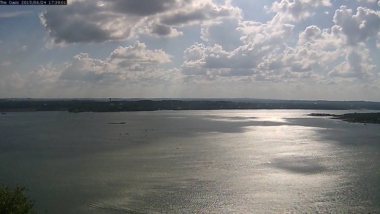 Lake Travis webcam, June 24, 2015 4:45 PM CT