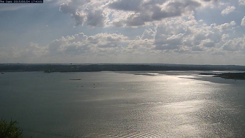 Lake Travis webcam, June 24, 2015 4:50 PM CT