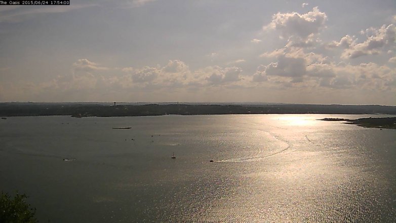 Lake Travis webcam, June 24, 2015 5:00 PM CT