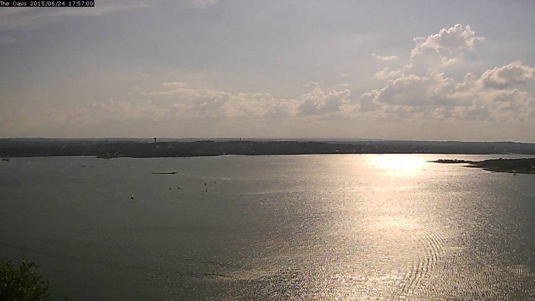 Lake Travis webcam, June 24, 2015 5:05 PM CT