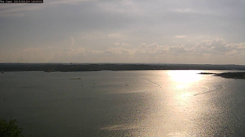 Lake Travis webcam, June 24, 2015 5:15 PM CT