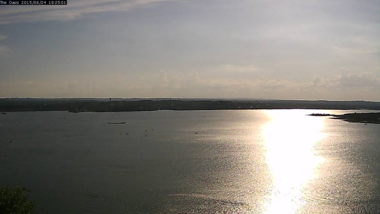 Lake Travis webcam, June 24, 2015 5:30 PM CT