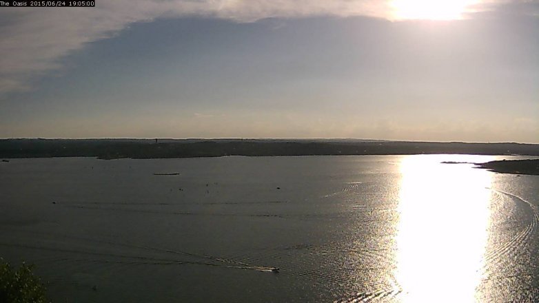 Lake Travis webcam, June 24, 2015 6:10 PM CT