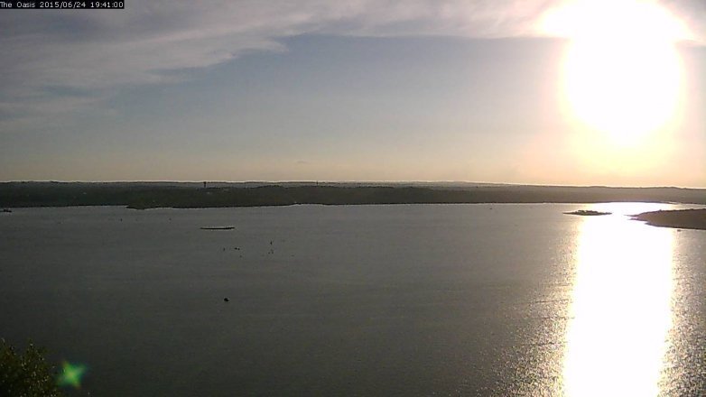 Lake Travis webcam, June 24, 2015 6:45 PM CT