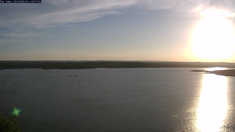 Lake Travis webcam, June 24, 2015 7:05 PM CT