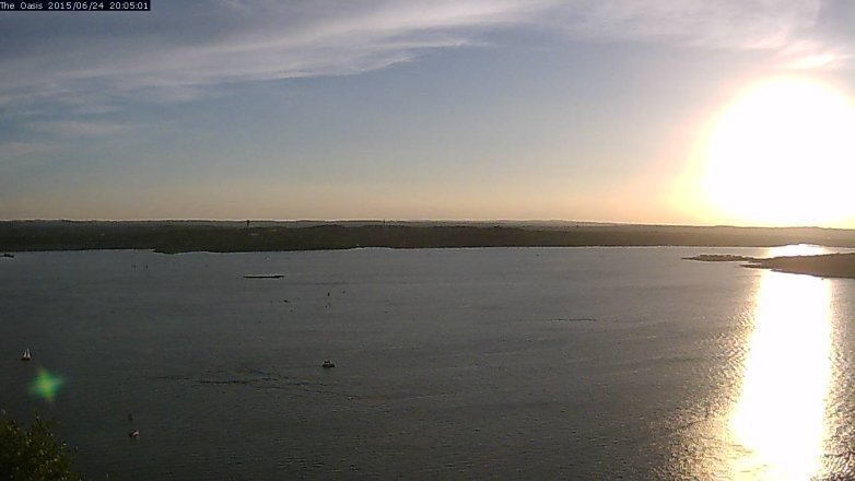Lake Travis webcam, June 24, 2015 7:15 PM CT