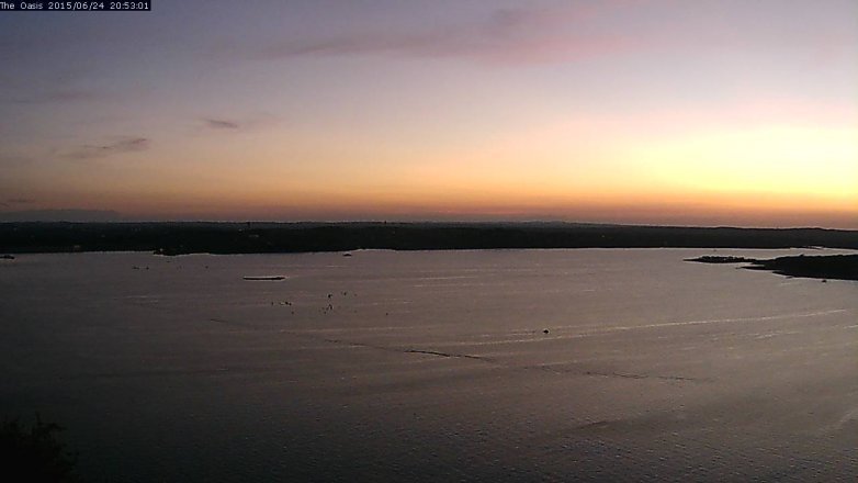 Lake Travis webcam, June 24, 2015 8:00 PM CT