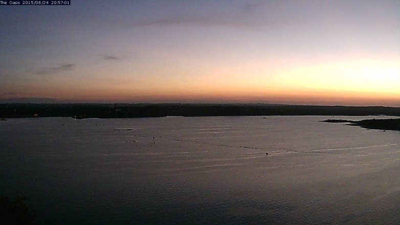 Lake Travis webcam, June 24, 2015 8:05 PM CT