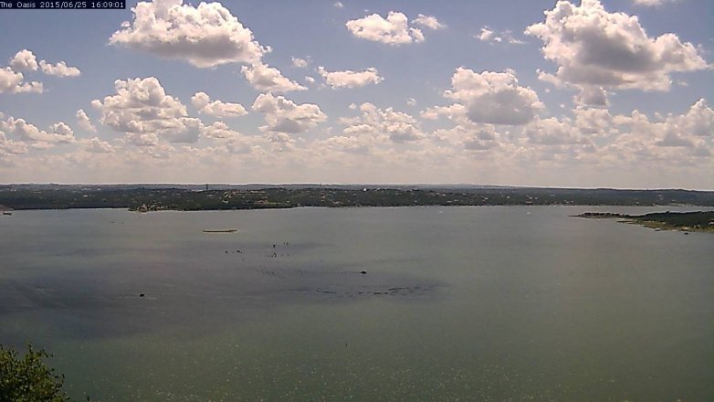Lake Travis webcam, June 25, 2015 3:15 PM CT