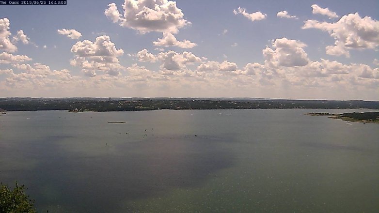 Lake Travis webcam, June 25, 2015 3:20 PM CT